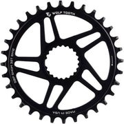 Wolf Tooth Direct Mount Chainring - 32t, Shimano Direct Mount, For Super Boost+ Cranks, Requires 12-Speed Hyperglide+ Chain, Black